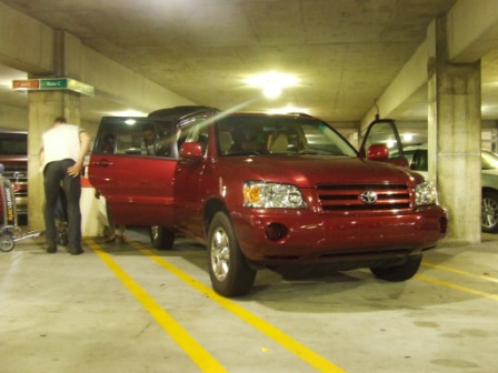 Onze huurauto, Toyota Highlander